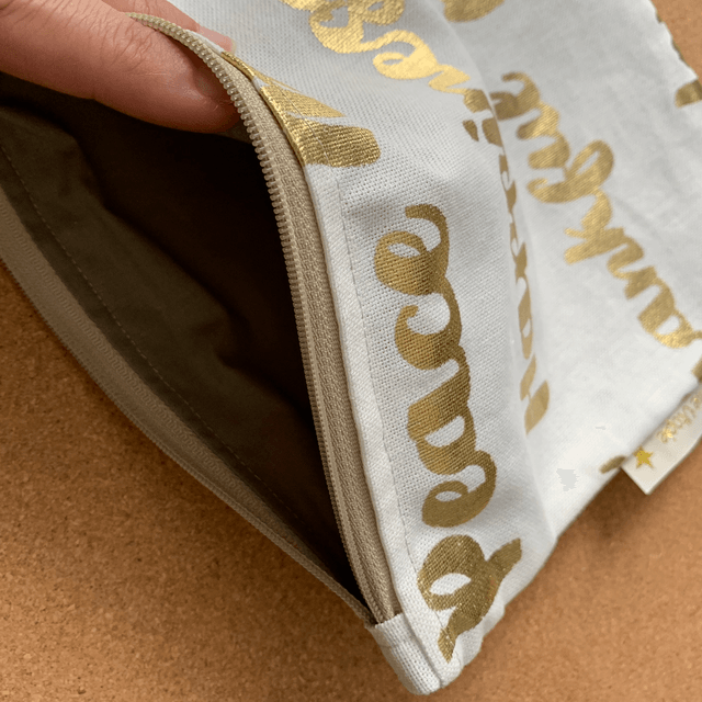 Pochette en polycoton carré 