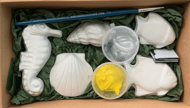 Box plâtres à peindre aimants