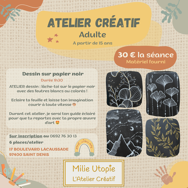 Atelier art créatif 