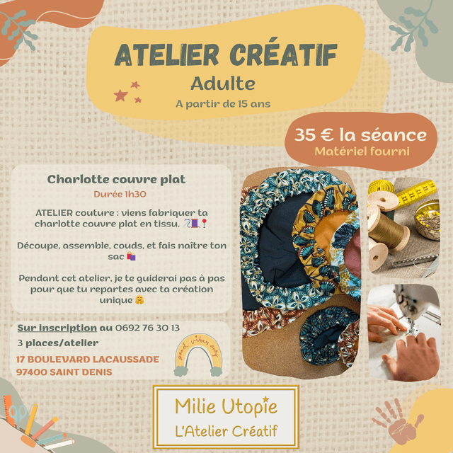 Atelier couture / broderie 