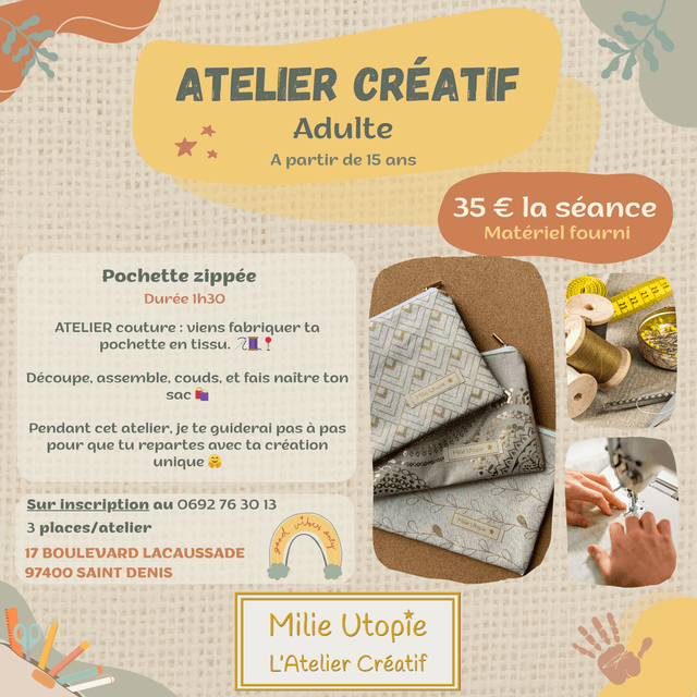 Atelier couture / broderie 
