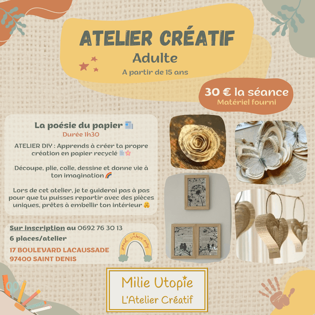Atelier art créatif 